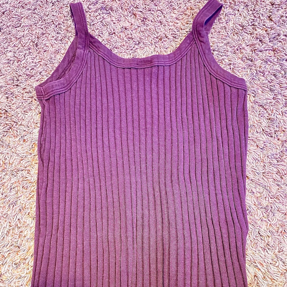 Weavers Maroon Tank Top